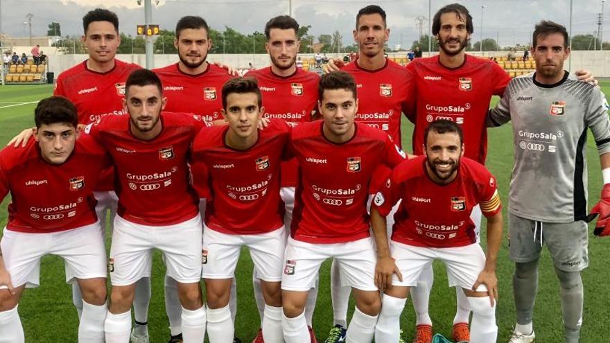 Alineación de La Nucía en su visita al Roda en la ida de la final de la Copa RFEF