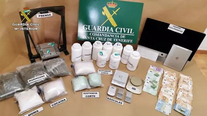 Desmantelan una organización que introducía droga en La Palma y Tenerife