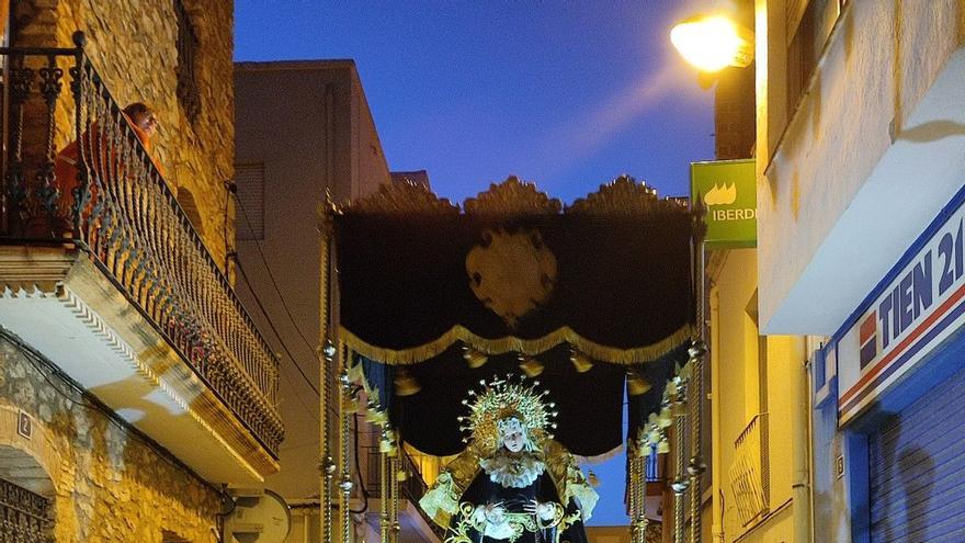 La procesión del Santo Entierro, acto central en Vall d&#039;Alba