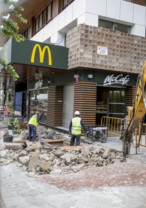 Obras de mejora de la Explanada