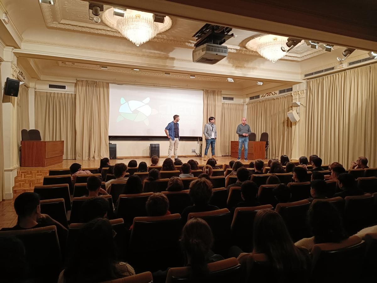 Presentación del festival Cineco en la sede de la Fundación Mediterráneo en Elche