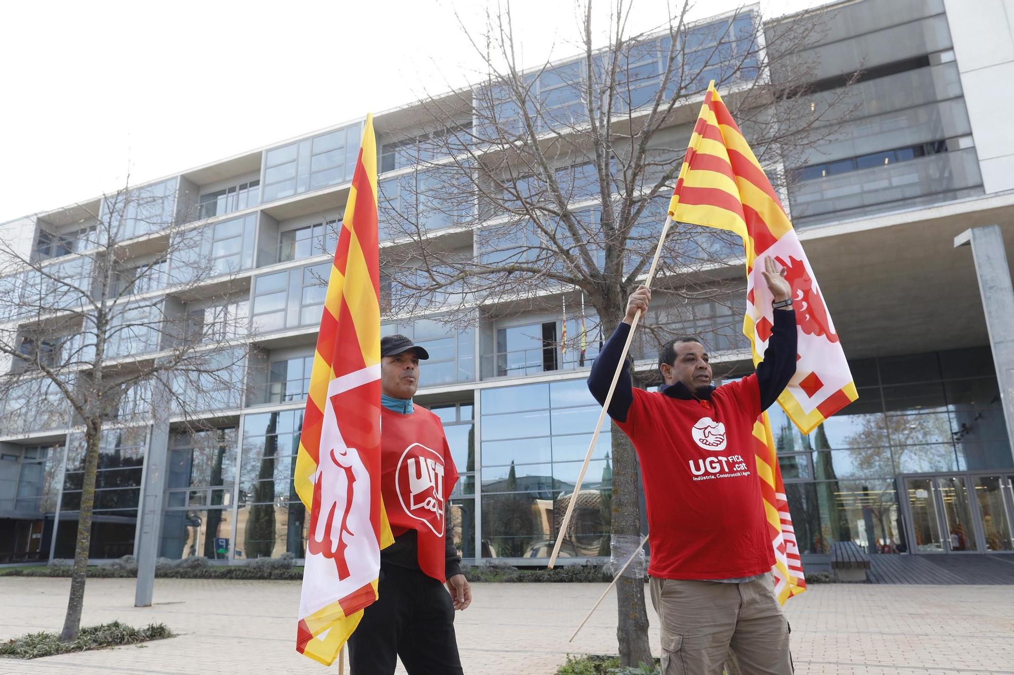 Treballadors d&#039;Artigas Alimentària protesten per la liquidació de l&#039;empresa