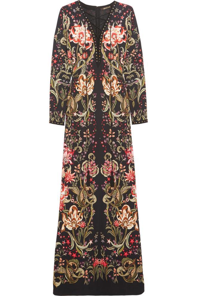 Vestidos de flores para el invierno: Roberto Cavalli