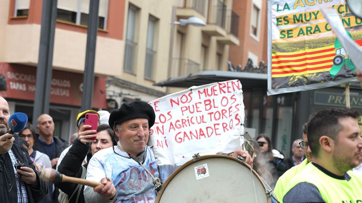 En imágenes | Concentración de los agricultores en el centro de Zaragoza
