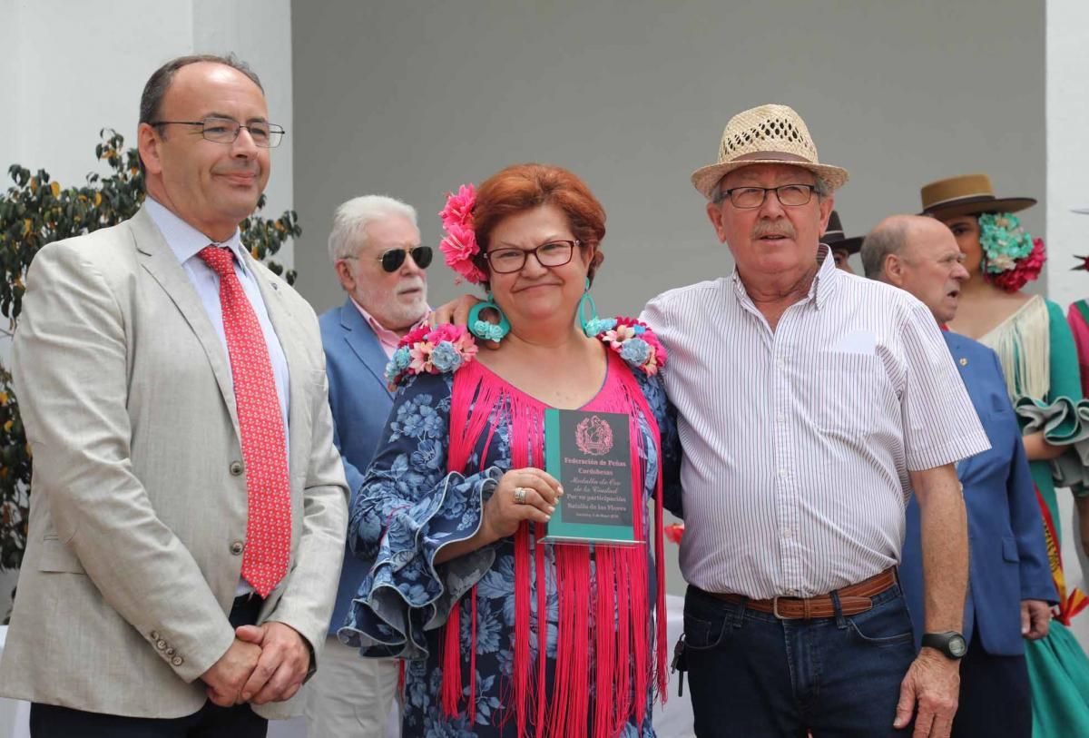 Reconocimiento a las peñas por su participación en el Mayo festivo