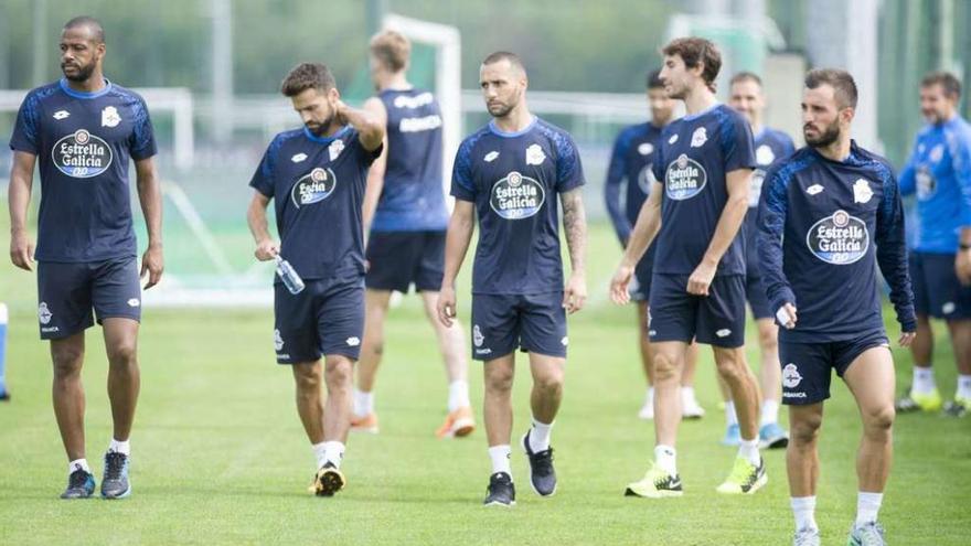 Entrenamiento del sábado, el primero sin Lucas.