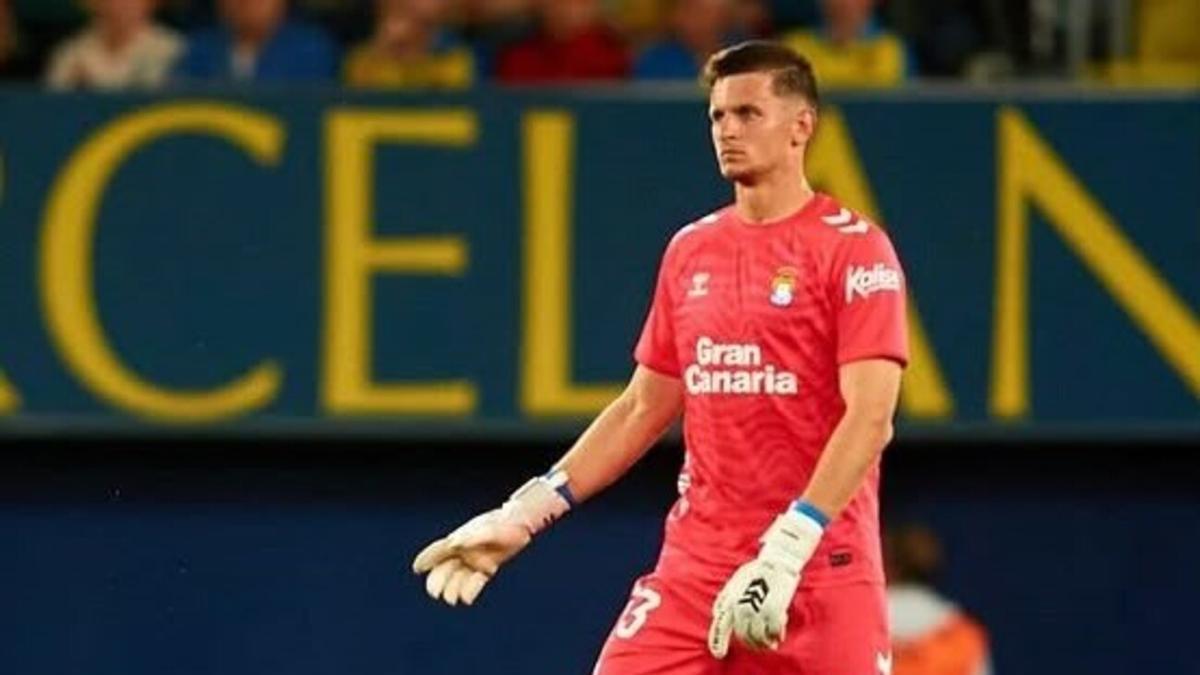 Dinko Horkaš, portero de la UD Las Palmas.