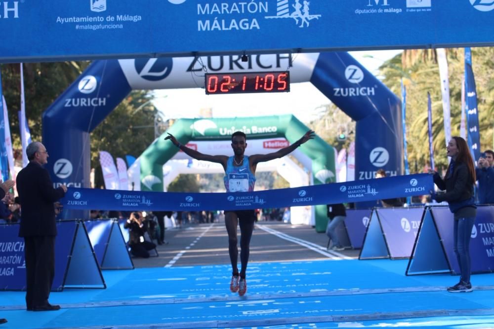 Las mejores imágenes de la Maratón de Málaga 2018