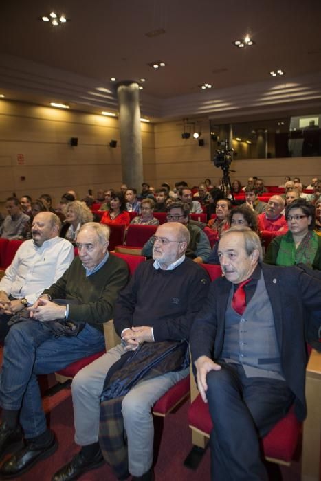 Acto del expresidente José Luis Rodríguez Zapatero en Oviedo.