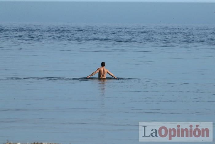 Primer día de paseos al aire libre en Mazarrón