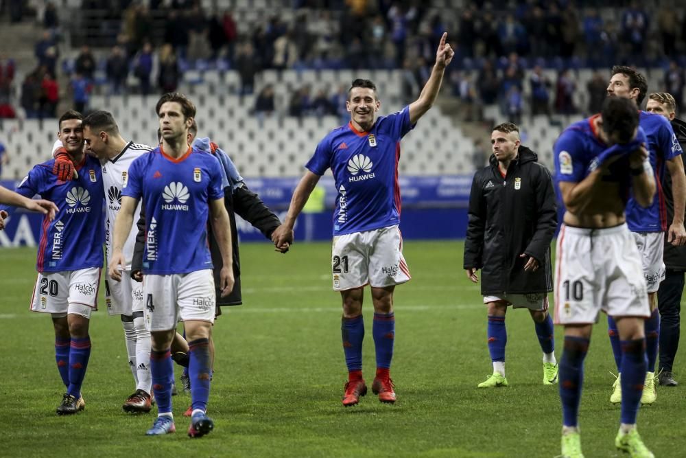 Partido en el Carlos Tartiere entre el Oviedo y el Almería