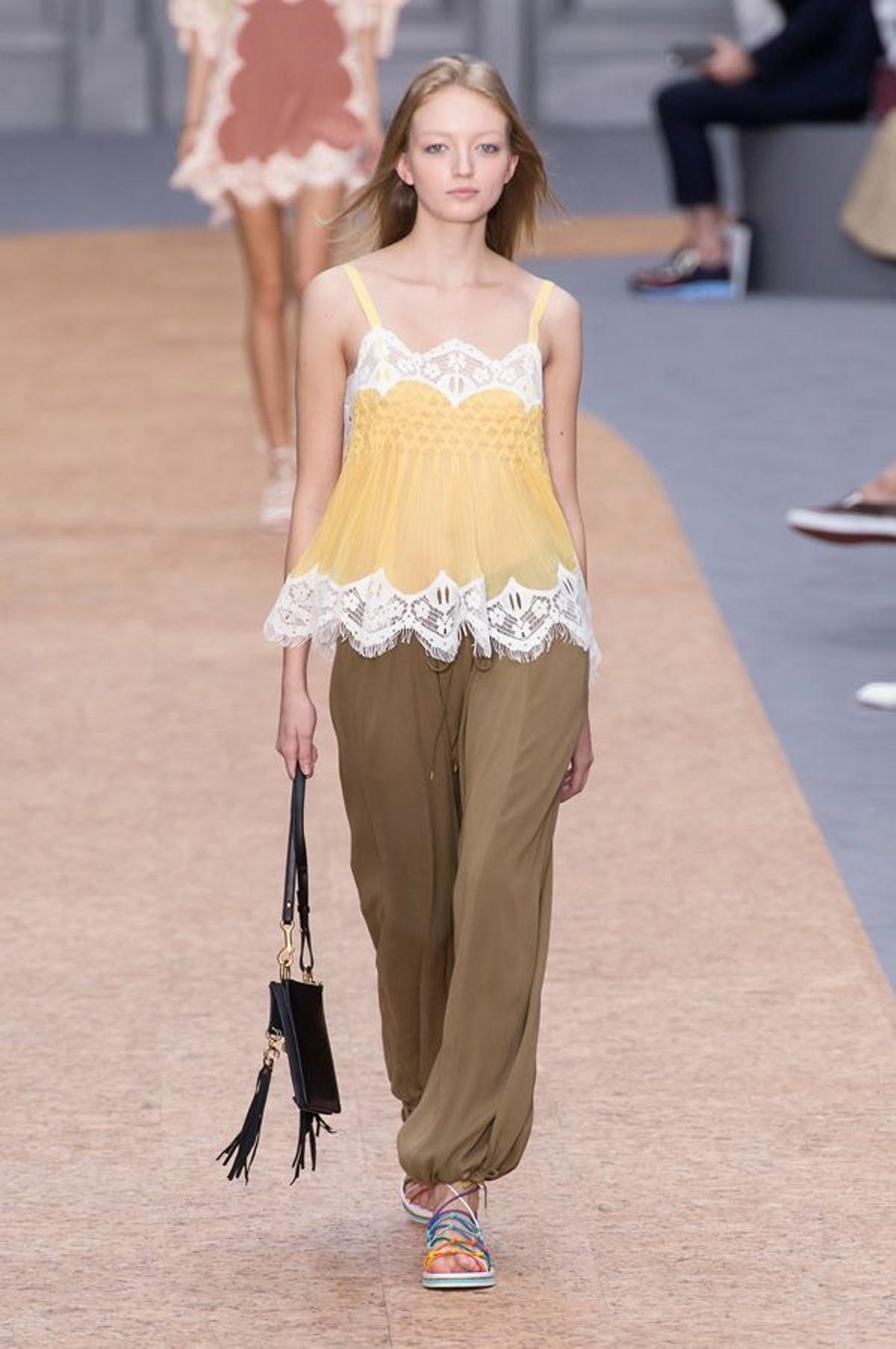 El look pijama de Chloé