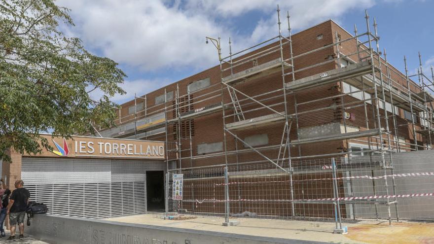 Obras paralizadas en el instituto de Torrellano