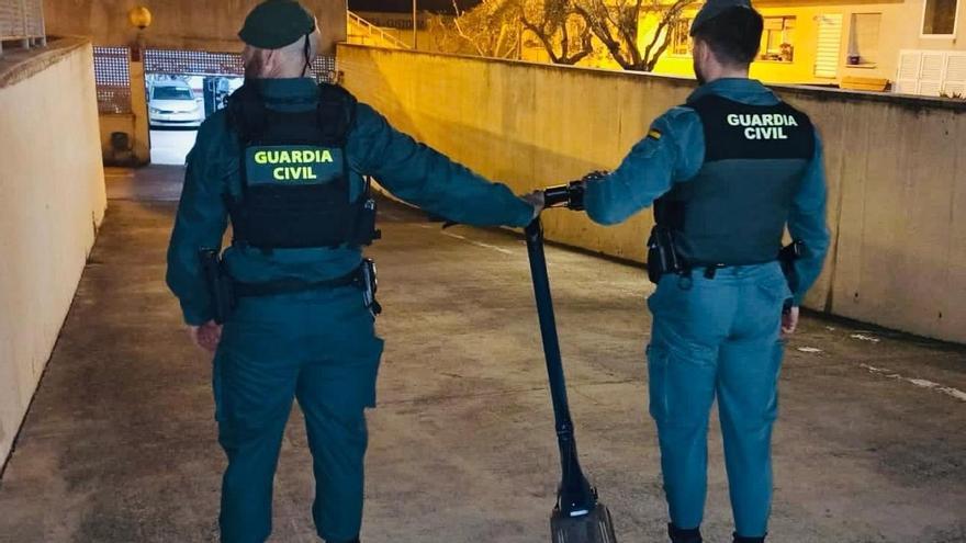 Tres detenidos por robar patinetes eléctricos en la estación de tren de Inca