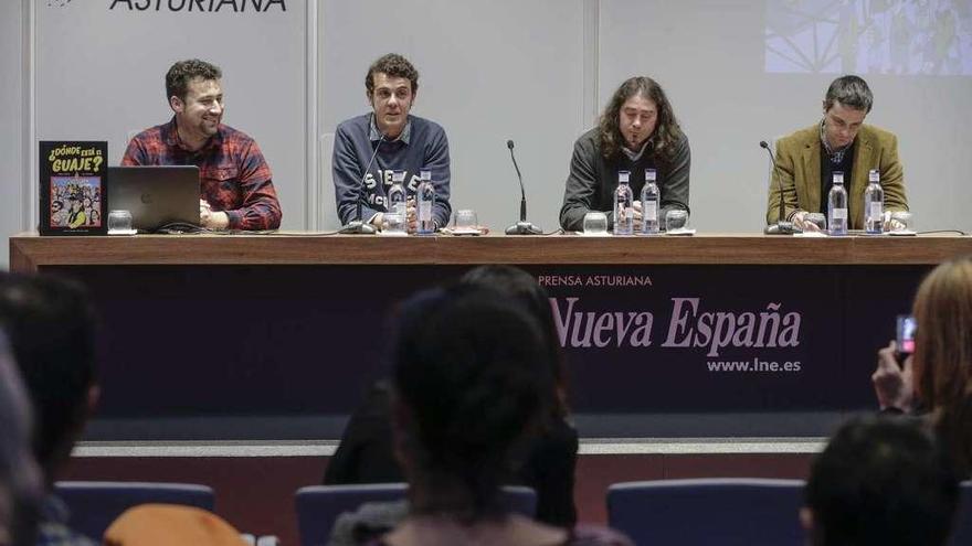 De izquierda a derecha, Javier Molinos, Alfonso Ceballos, Luis Javier Fernández y Sergio Fuente.