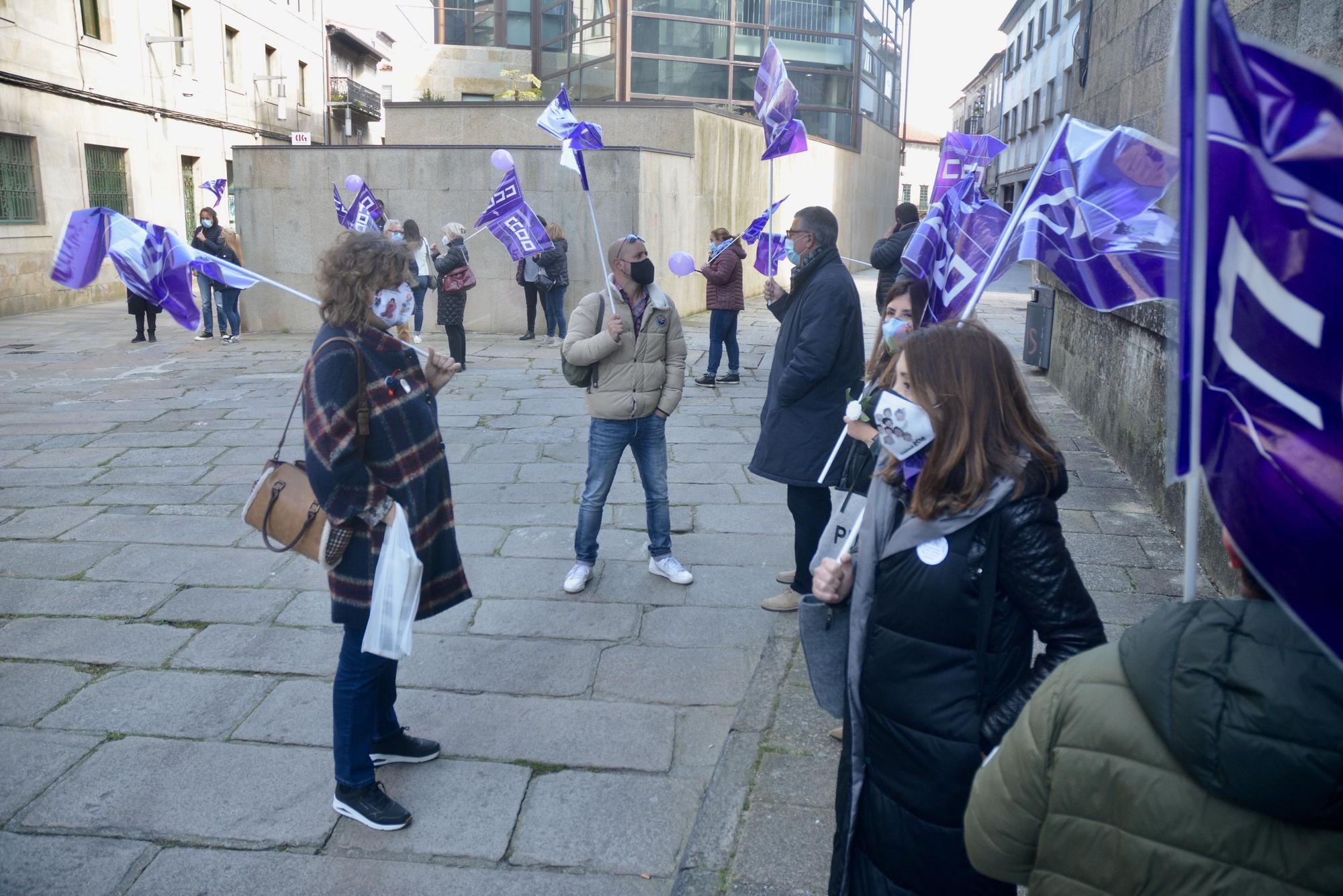 Día de la Mujer: el violeta toma la calle con medidas anticovid