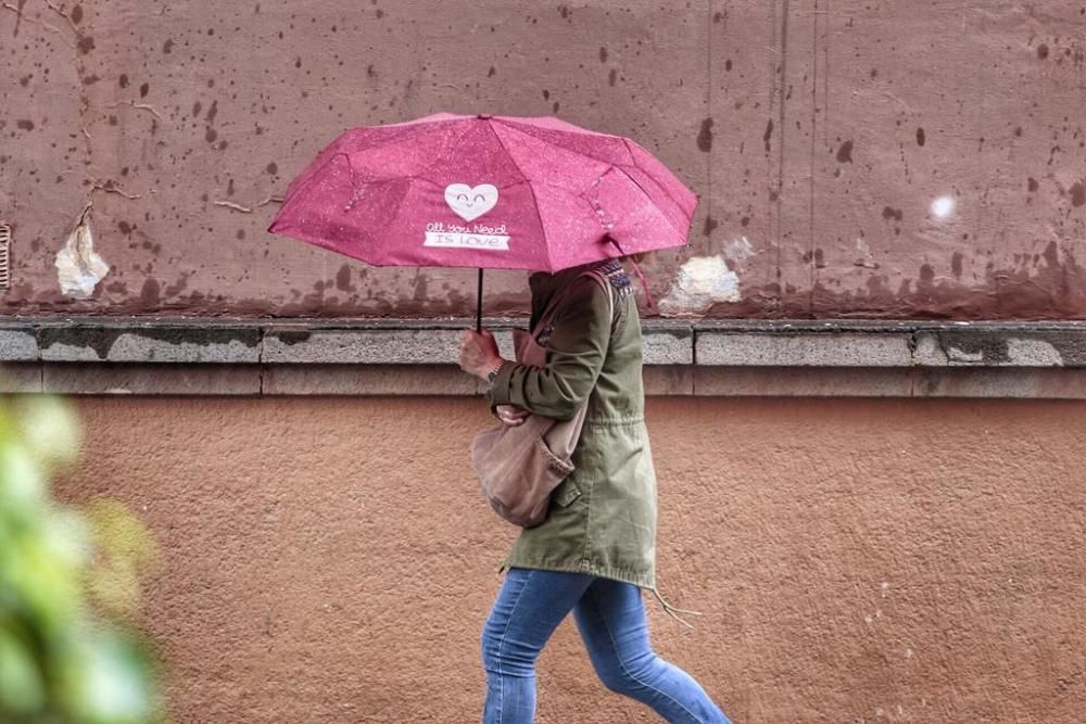 Temporal de viento, lluvia y oleaje en Tenerife