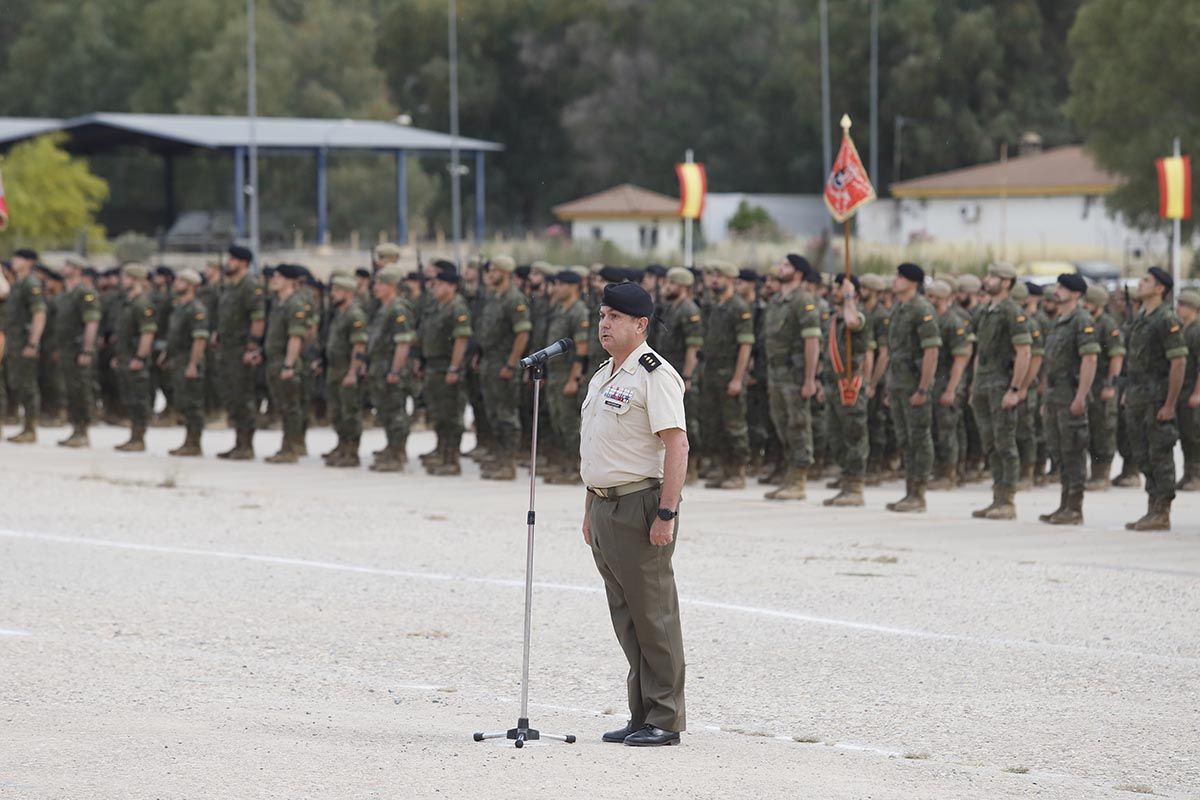 Despedida del contingente de la Brigada Guzmán el Bueno con misión en Letonia