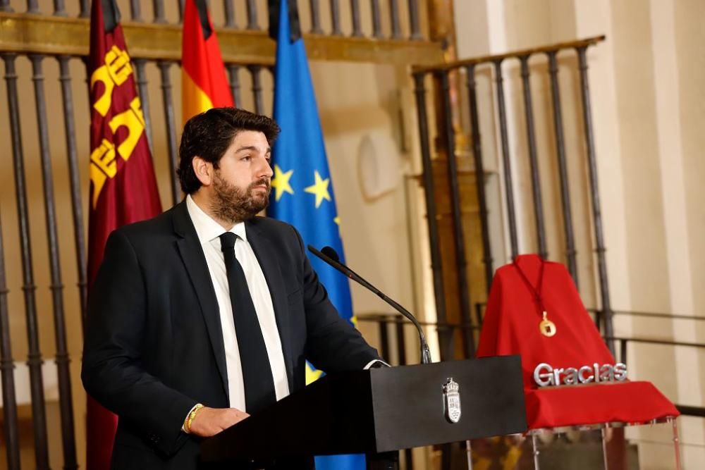 Acto institucional por el Día de la Región de Murcia en la iglesia de San Esteban