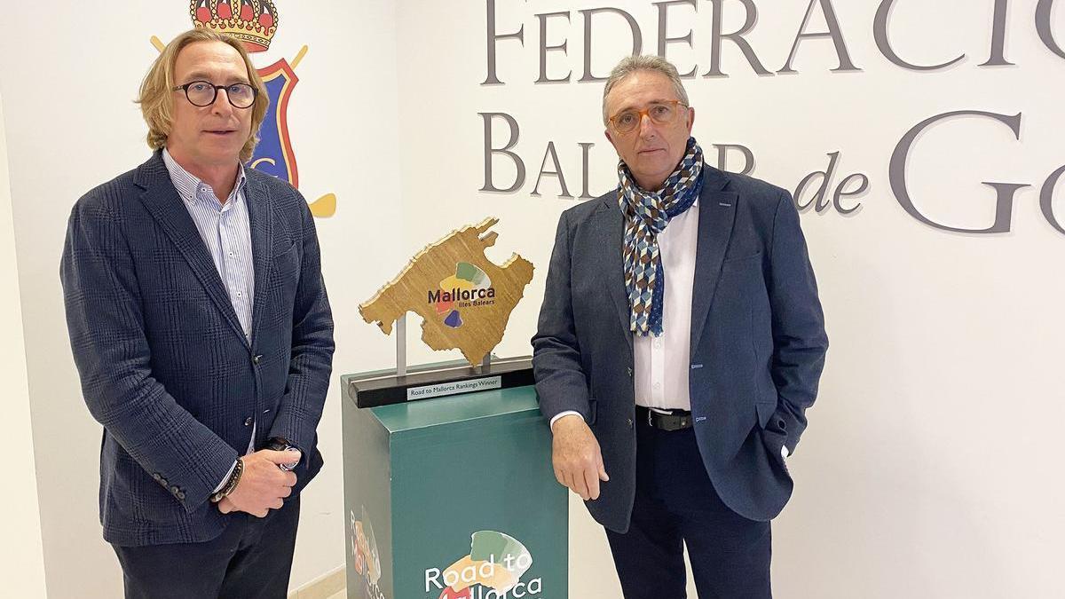 Bernardino Jaume, presidente de la FBG, y Juan Amer, de Trablisa