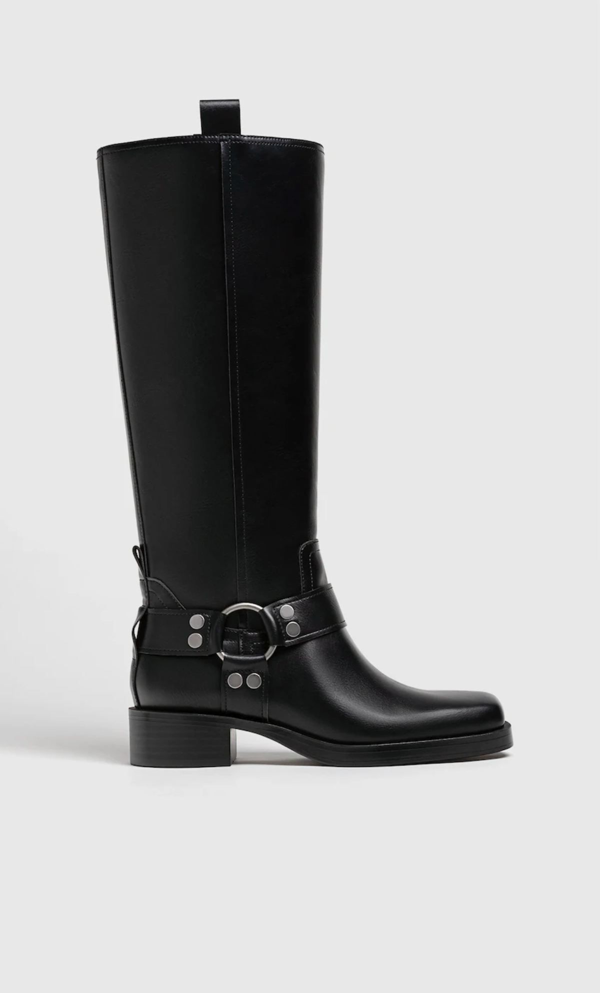 Biker boots de caña alta de Stradivarius