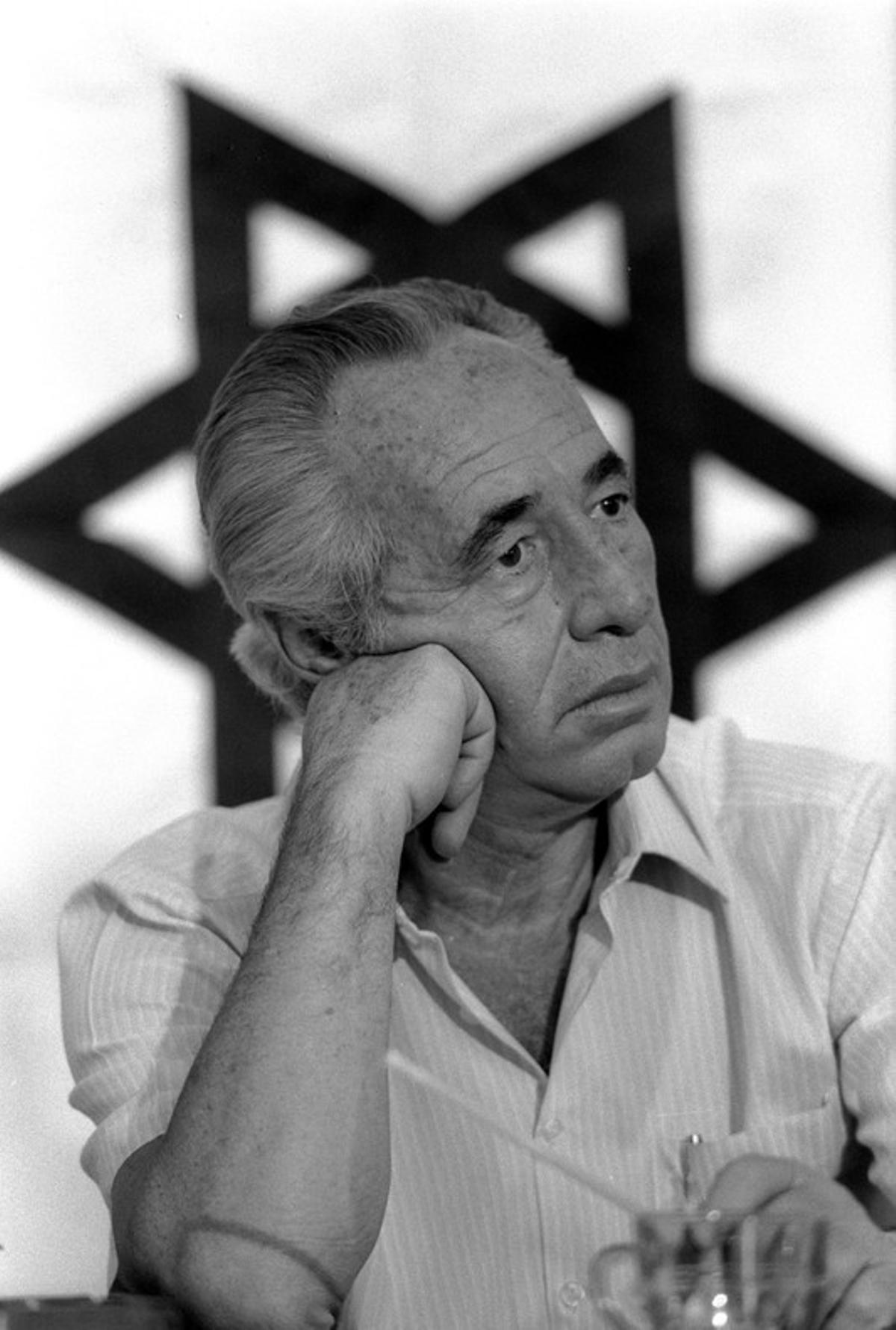 Shimon Peres, en una imatge del juliol del 1986.