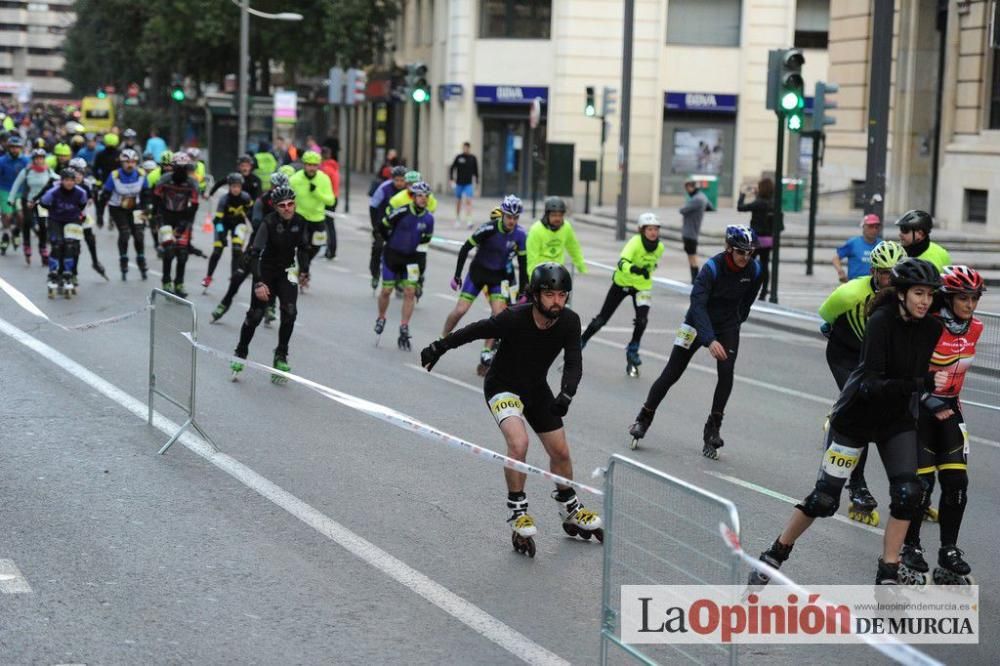 Murcia Maratón. Salida patinadores