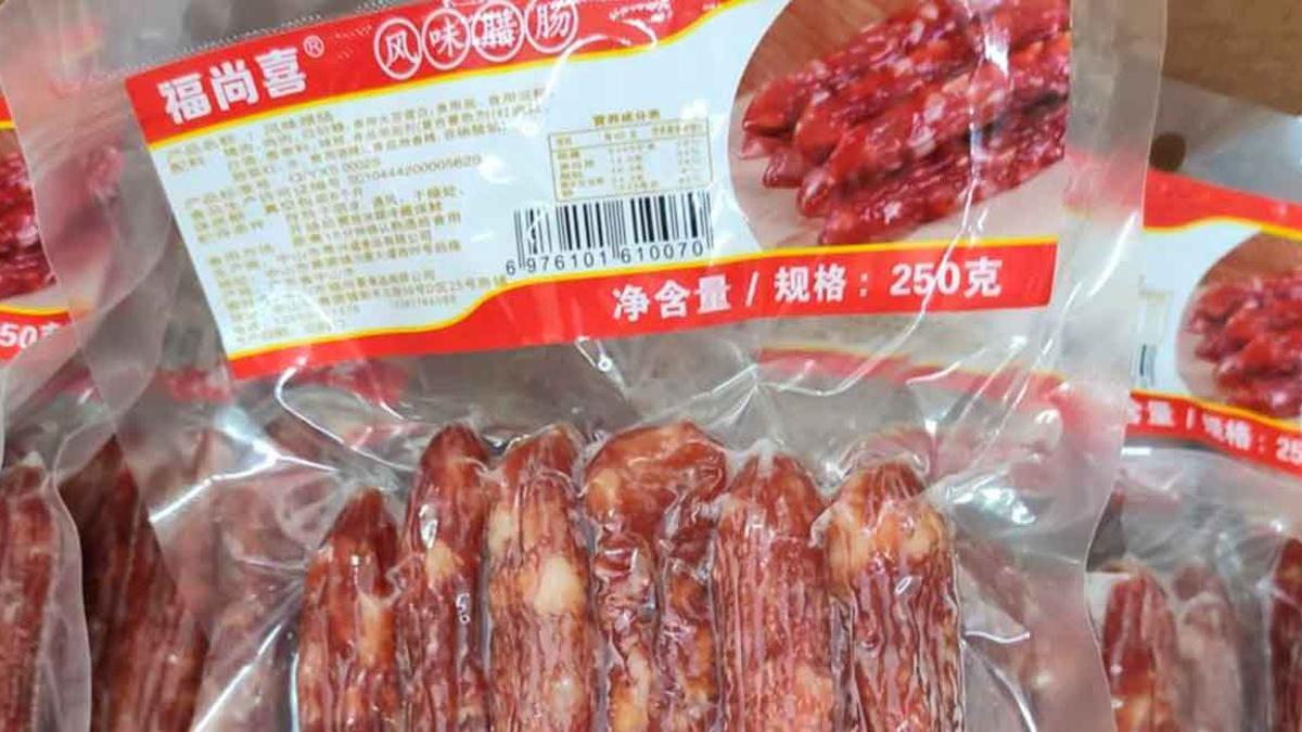 Imagen del producto cárnico retirado por incumplir la normativa.