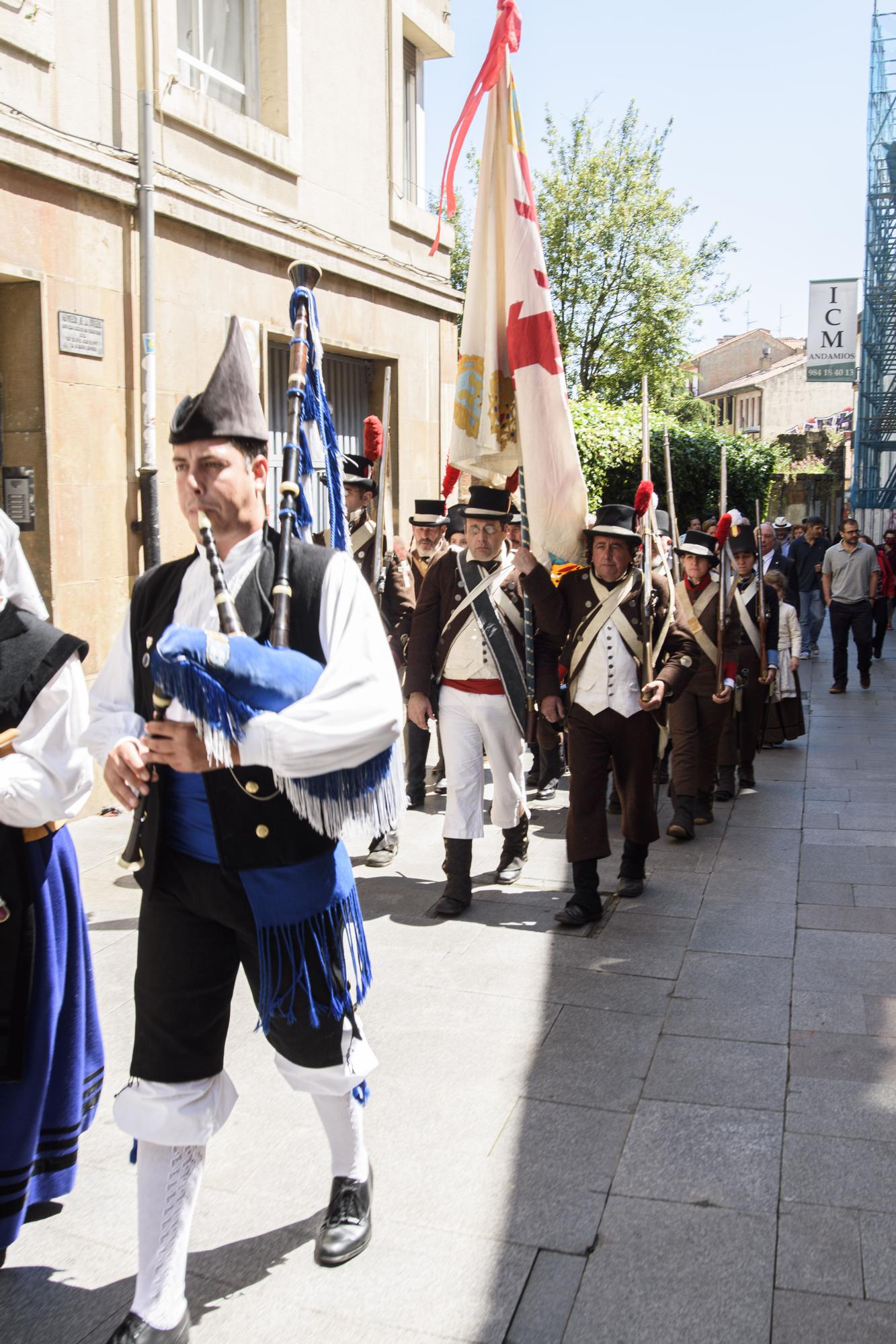 En imágenes: así fue la recreación en Oviedo de la revolución asturiana contra los franceses