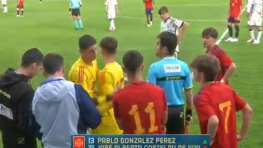 El guardameta de Ibiza Pablo González debuta con España sub-15