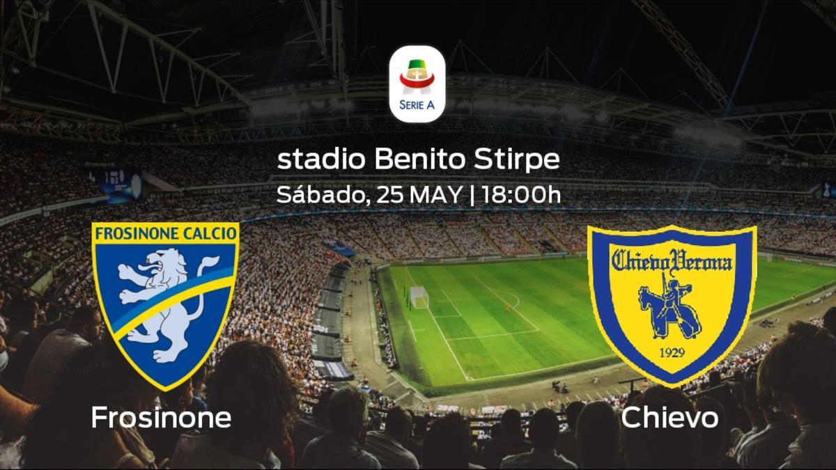 Previa del partido: el Frosinone recibe al Chievo en la última jornada