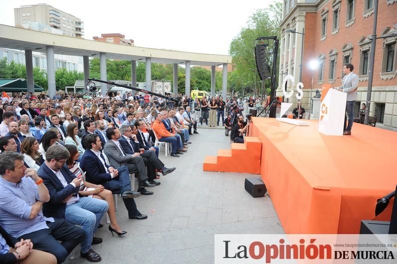 Albert Rivera, líder de Ciudadanos, en Murcia