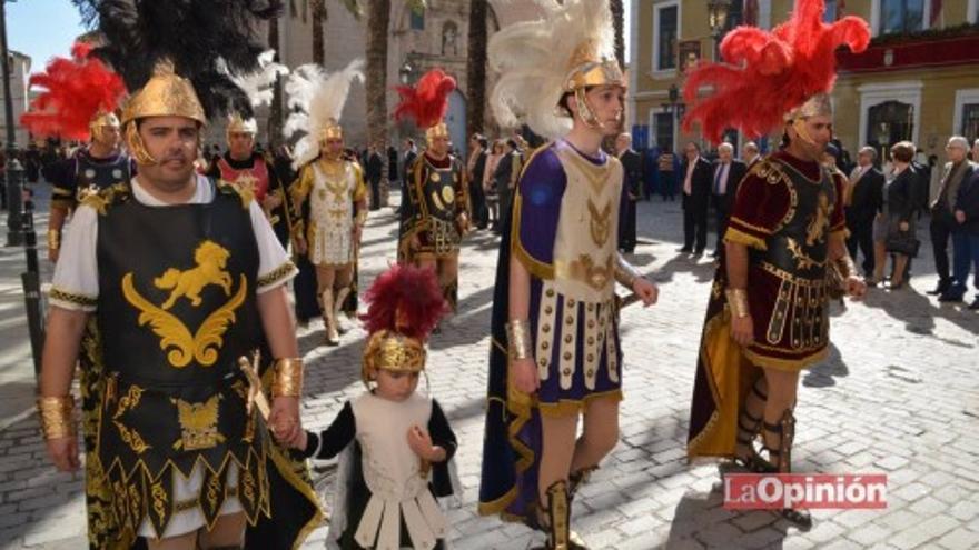 Procesión de los Estandartes y pregón Semana Santa de Cieza 2015