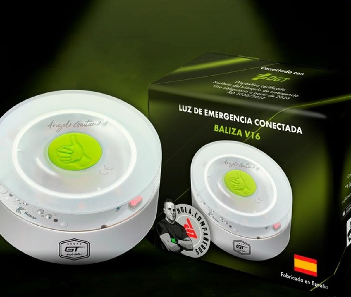 Baliza V16 comercializadas por Ángel Gaitán