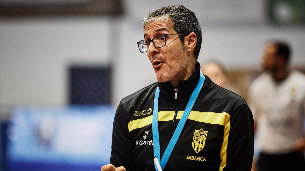 Prades, durante su anterior etapa en A Guarda.