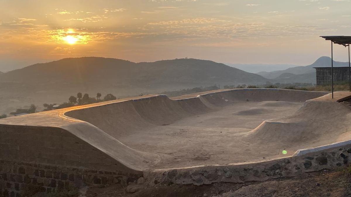 El skatepark en Kondo.