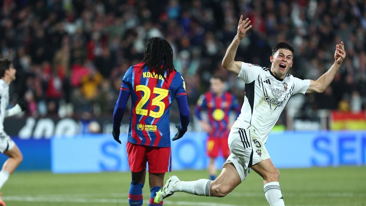 El jugador del Albacete, Javi Moreno, analizó la diferencia de jugar contra Madrid y Barça