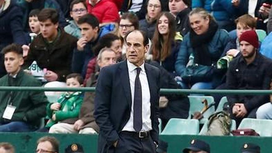 Voro, durante el partido ante el Betis.