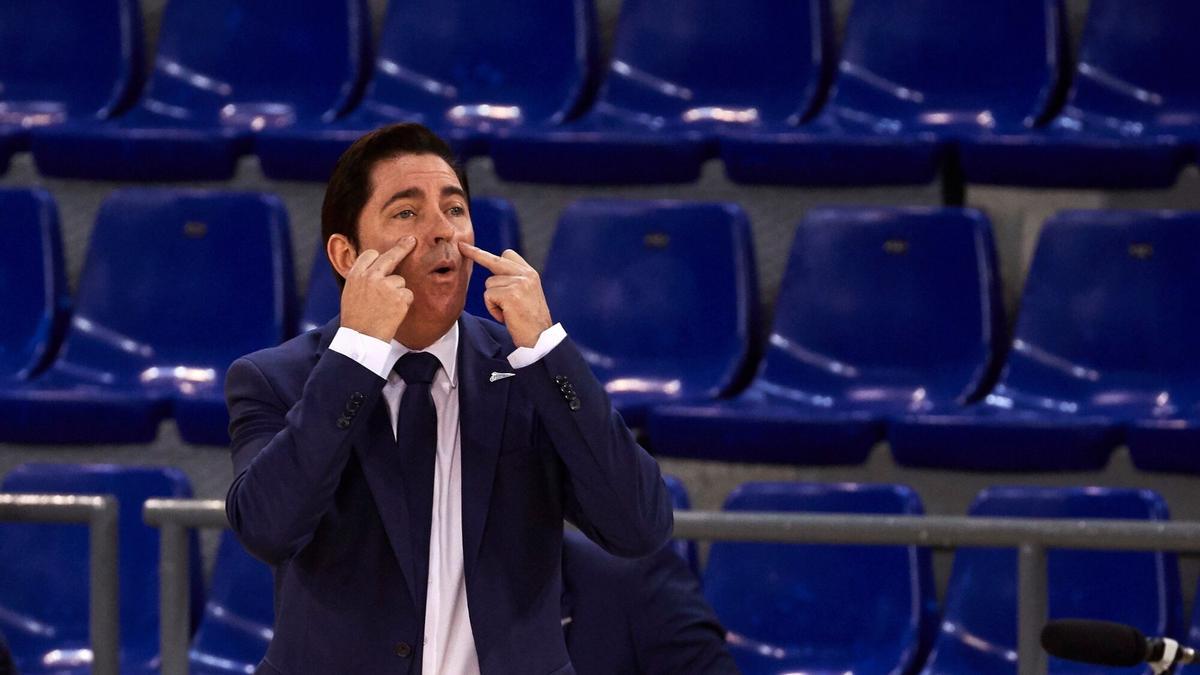 Xavi Pascual ya jugó en el Palau a puerta cerrada en 2021 cuando vino a jugar con el Zenit San Petersburgo