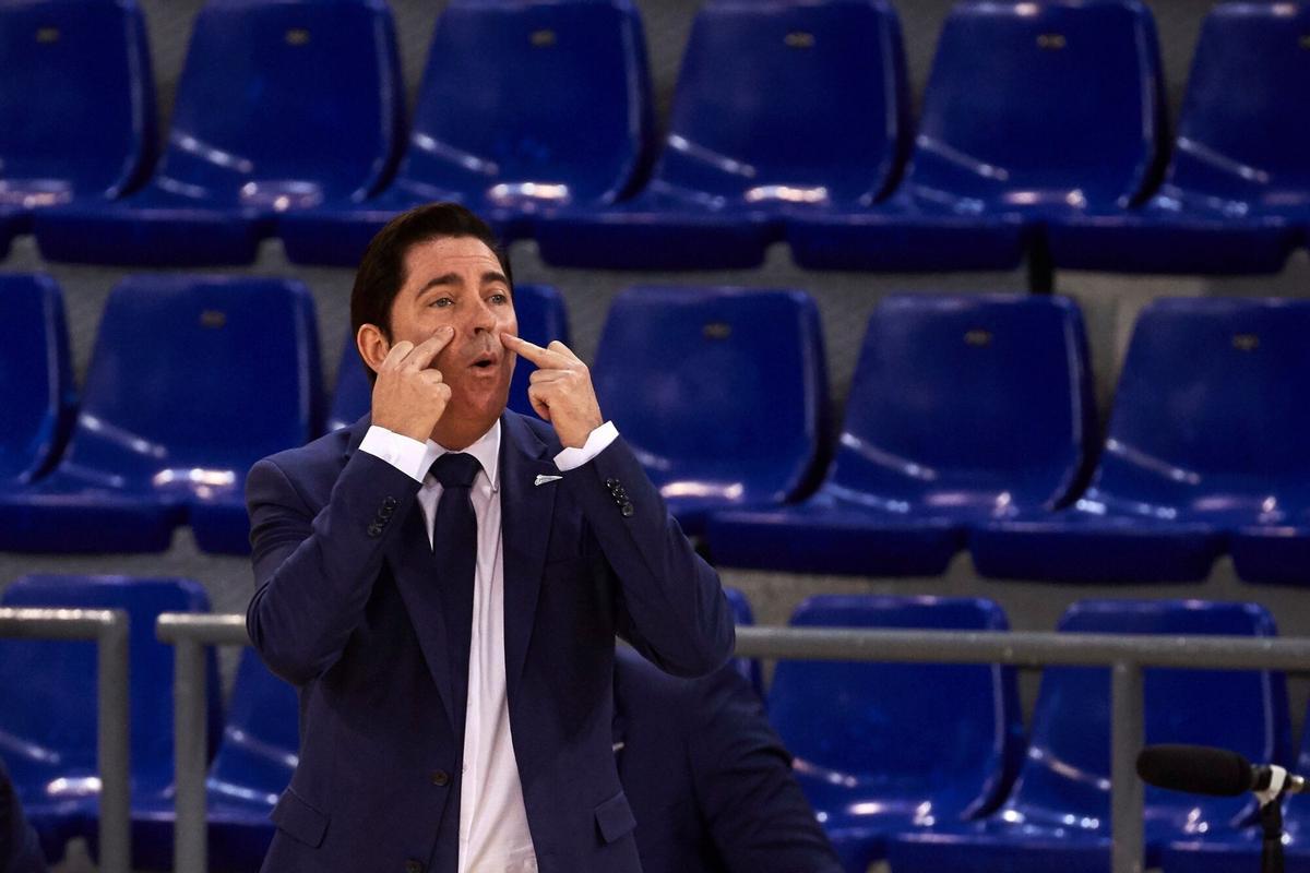 Xavi Pascual ya jugó en el Palau a puerta cerrada en 2021 cuando vino a jugar con el Zenit San Petersburgo