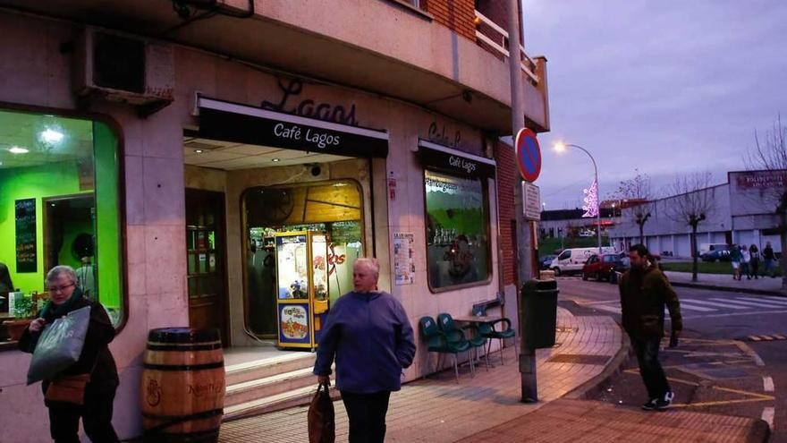 La cafetería de Los Campos que sufrió un intento de robo.