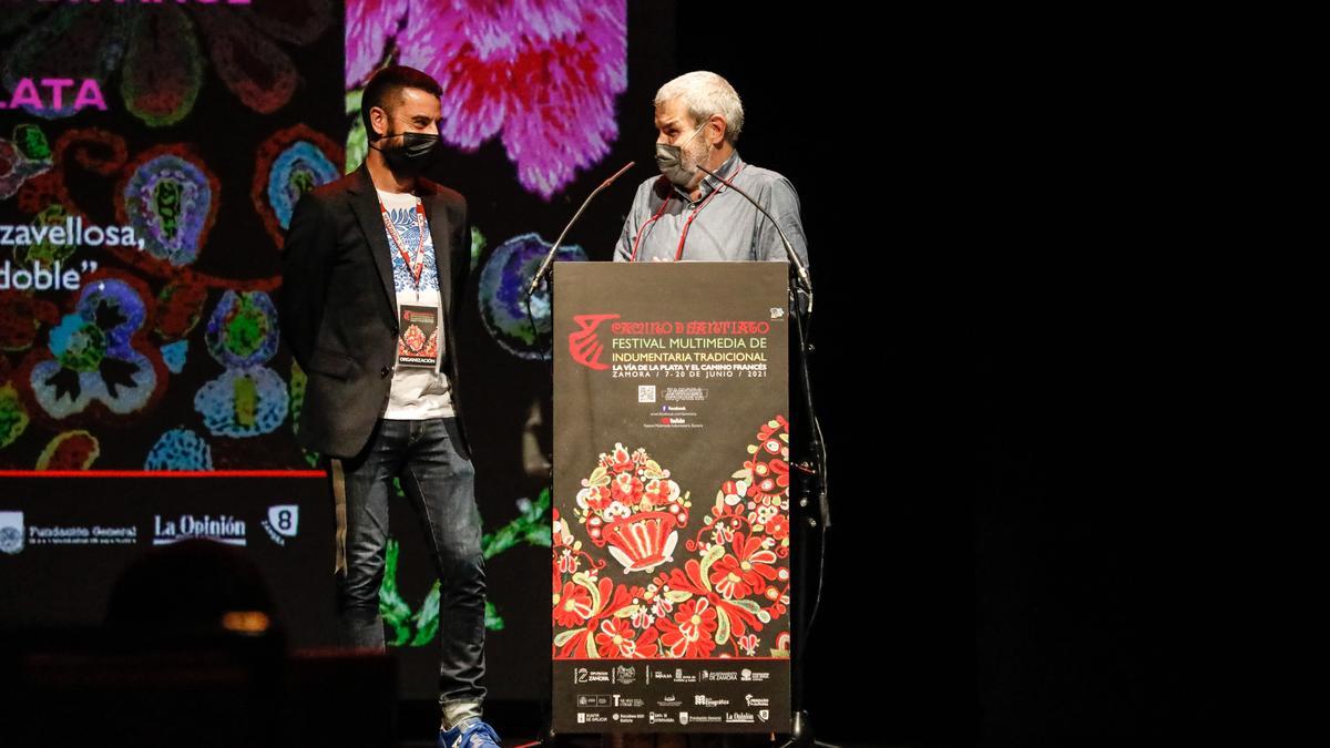 Caprile e Iglesias en la inauguración del Festival