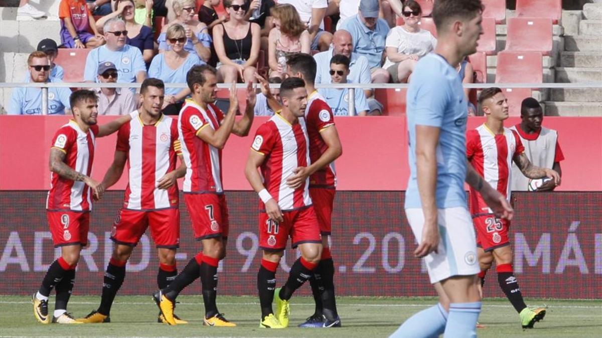 El Girona llega a su debut en LaLiga pleno de moral tras derrotar al Manchester City