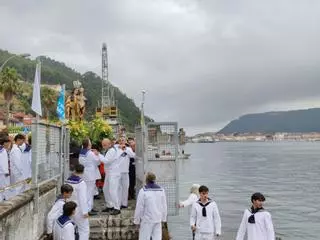 Así fue la multitudinaria procesión del Carmen en San Esteban, en Muros de Nalón
