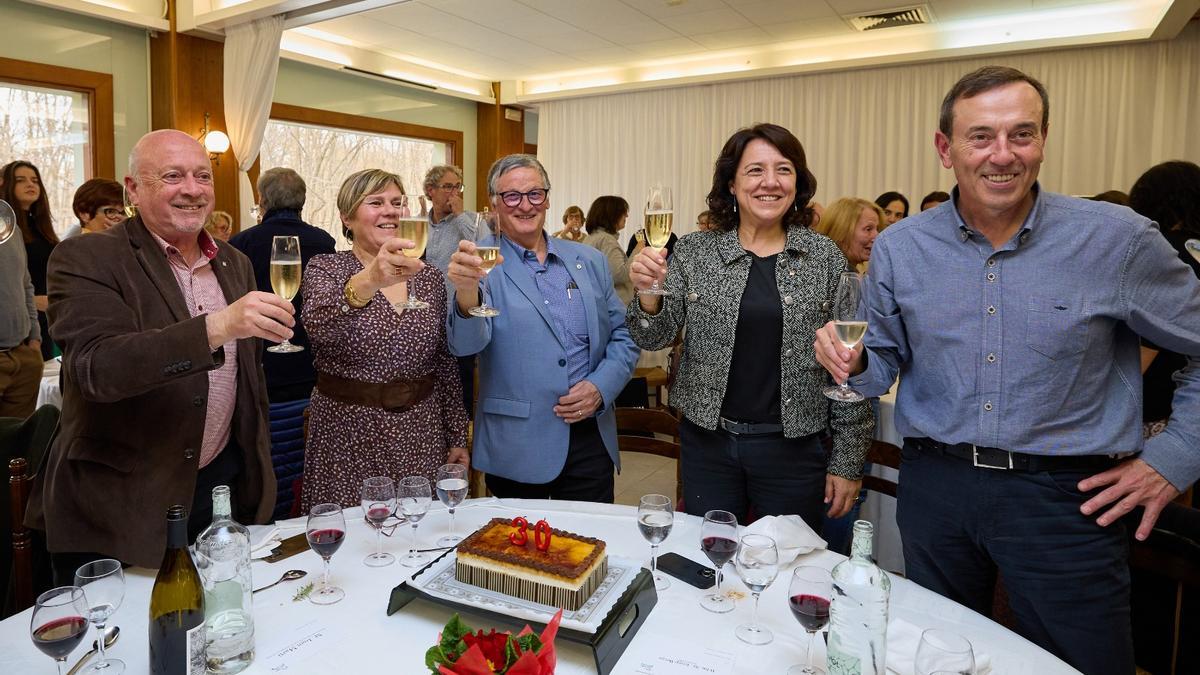 Alguns dels representants instutucionals, en l'acte de celebració del 30è aniversari.