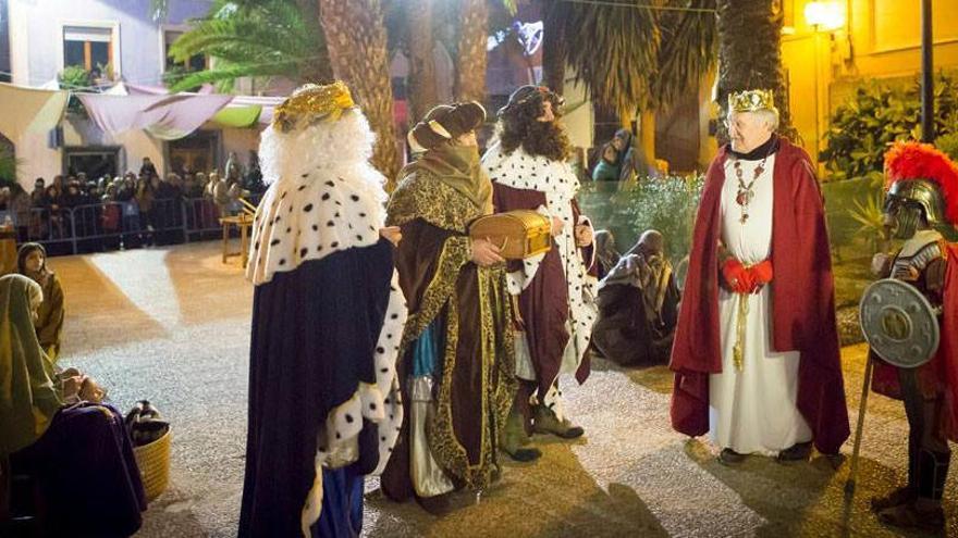 La llegada de los Reyes Magos al Palacio de Herodes