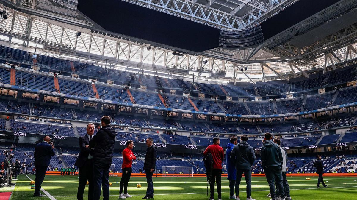 Una imagen del Santiago Bernabéu.