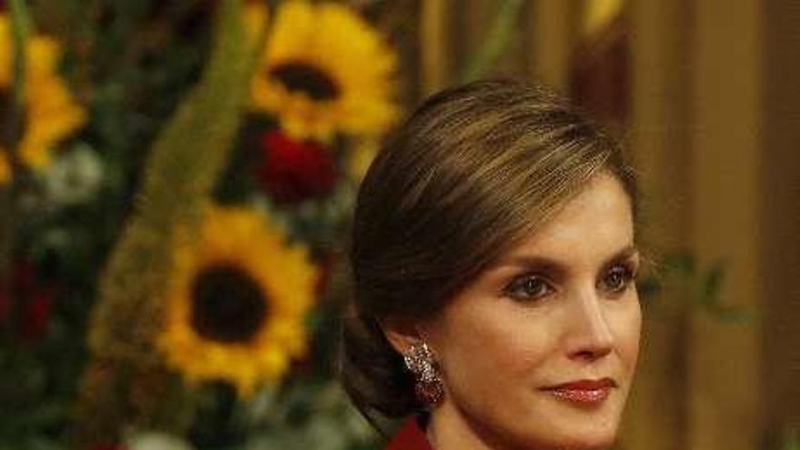 Letizia viste de rojigualda en Londres