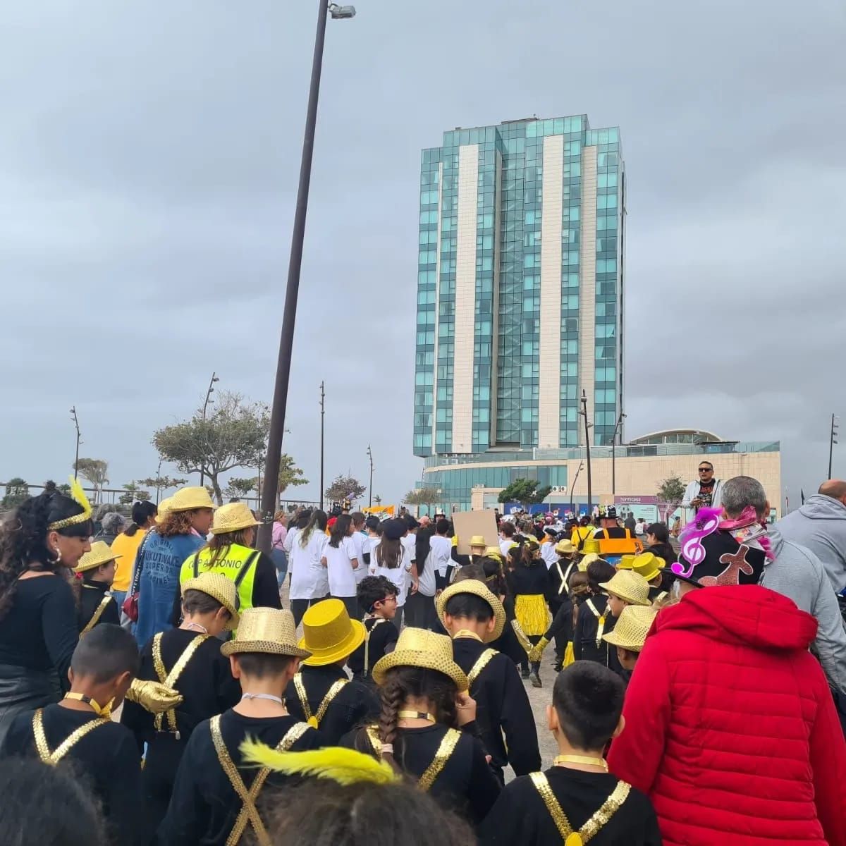 Pasacalles escolar en Arrecife