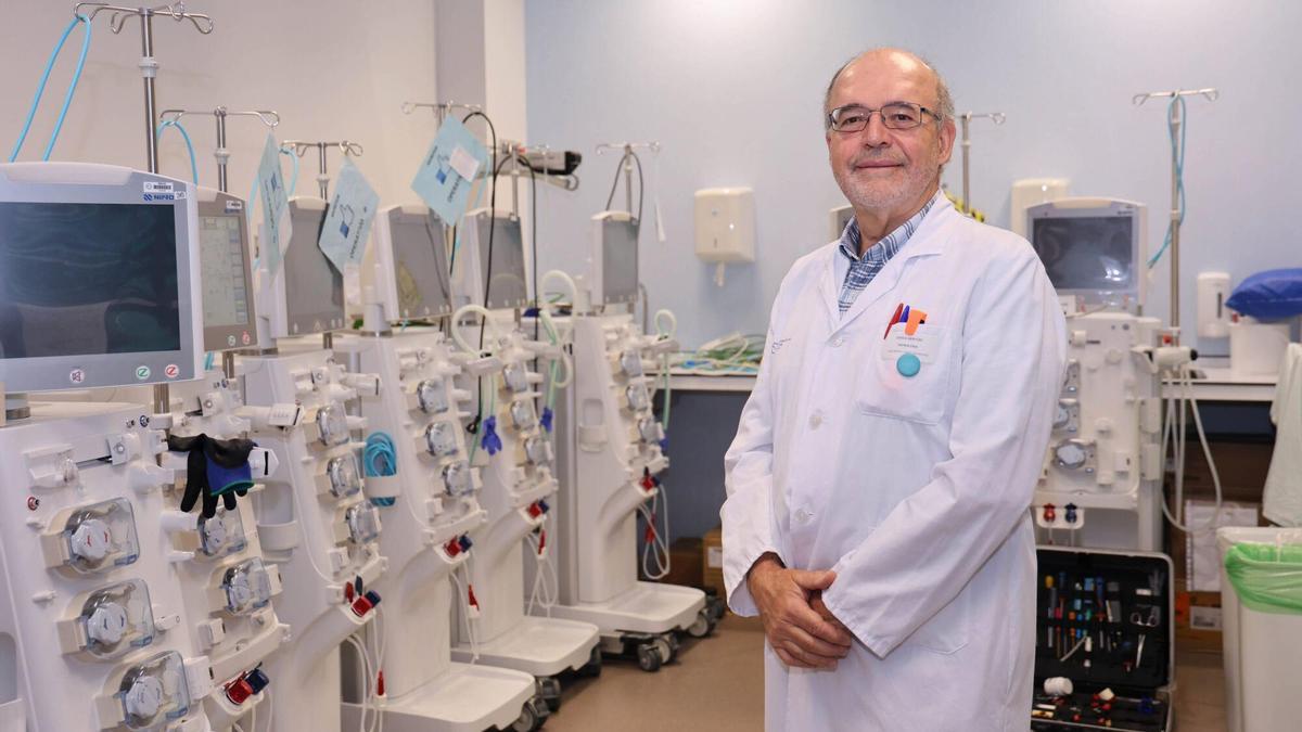 El doctor Lamas Barreiro, en el Cunqueiro.